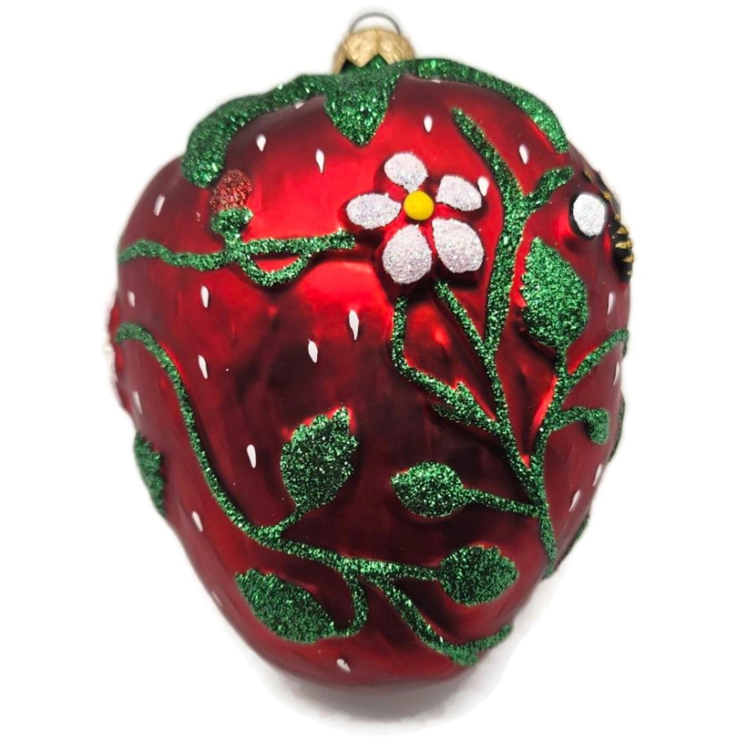 Patricia Breen Grande Strawberry Fruit Bees Spring Christmas Tree Ornament