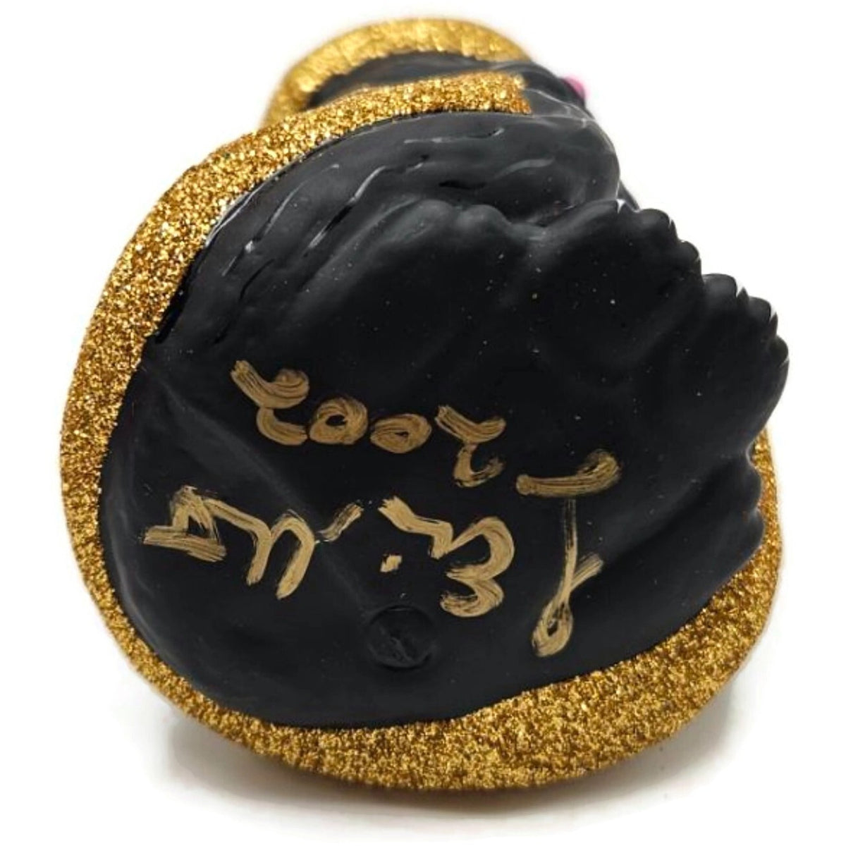 Patricia Breen Salem Kitten Black Gold Stars Signed Halloween Ornament 2032