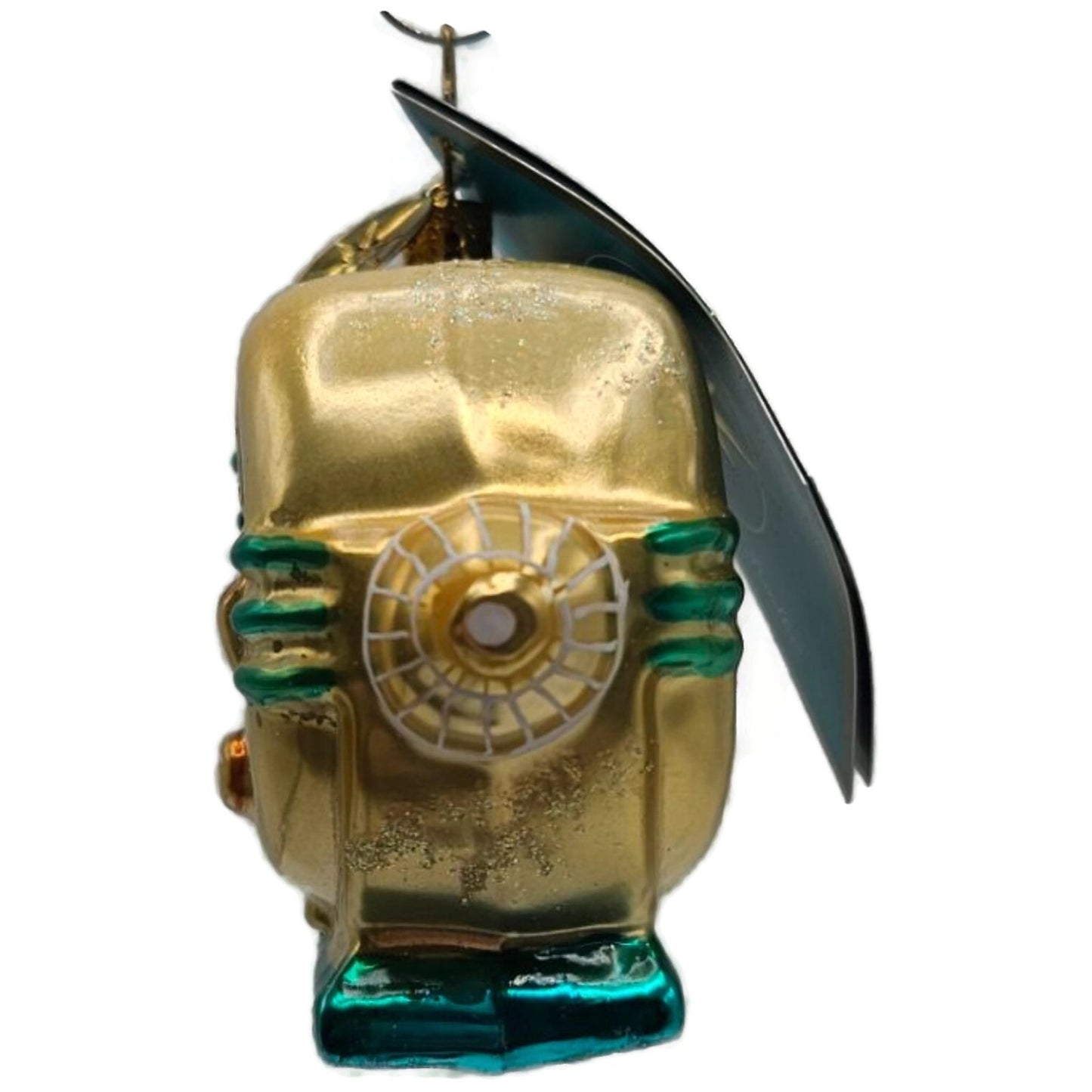 Christopher Radko Memory Waves Gold Vintage Radio Christmas Ornament Rare