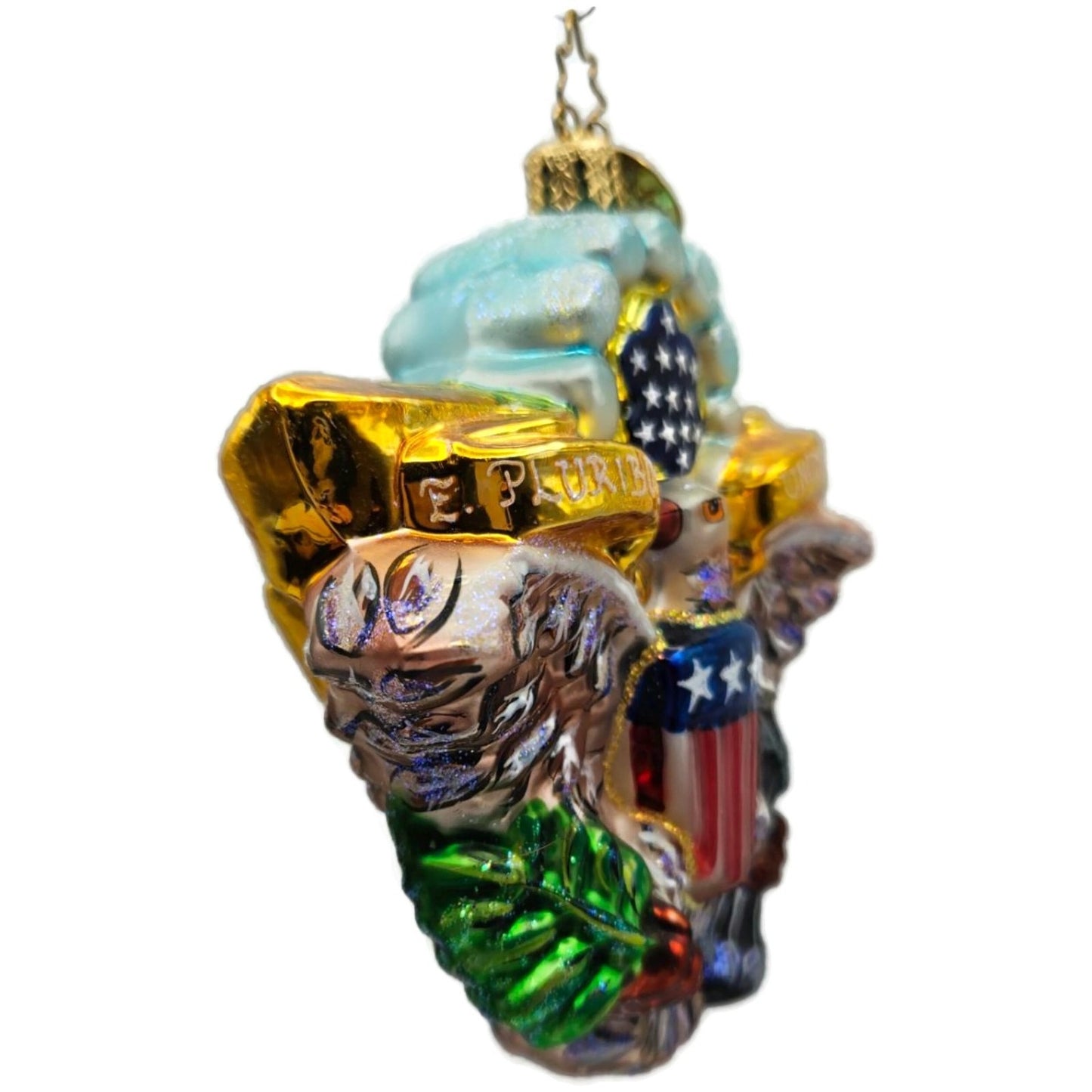 Christopher Radko E. Pluribus Unum American Eagle Patriotic Ornament 01-0008-0