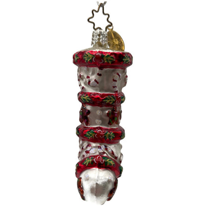 Christopher Radko Cookies 'N' Canes Stocking Christmas Tree Ornament 01-0015-0