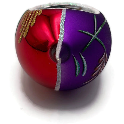 Christopher Radko Fantasia Kensington Glow Reflector Christmas Tree Ornament