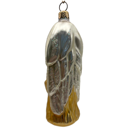 Patricia Breen Angel Of Peace Gold Blonde Glittered Wings Christmas Ornament