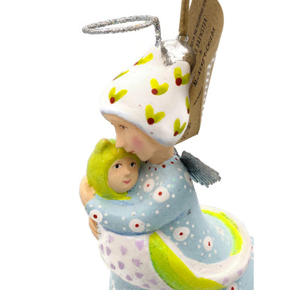 Patience Brewster Mother Child Paradise Angel Christmas Ornament Mackenzie Child