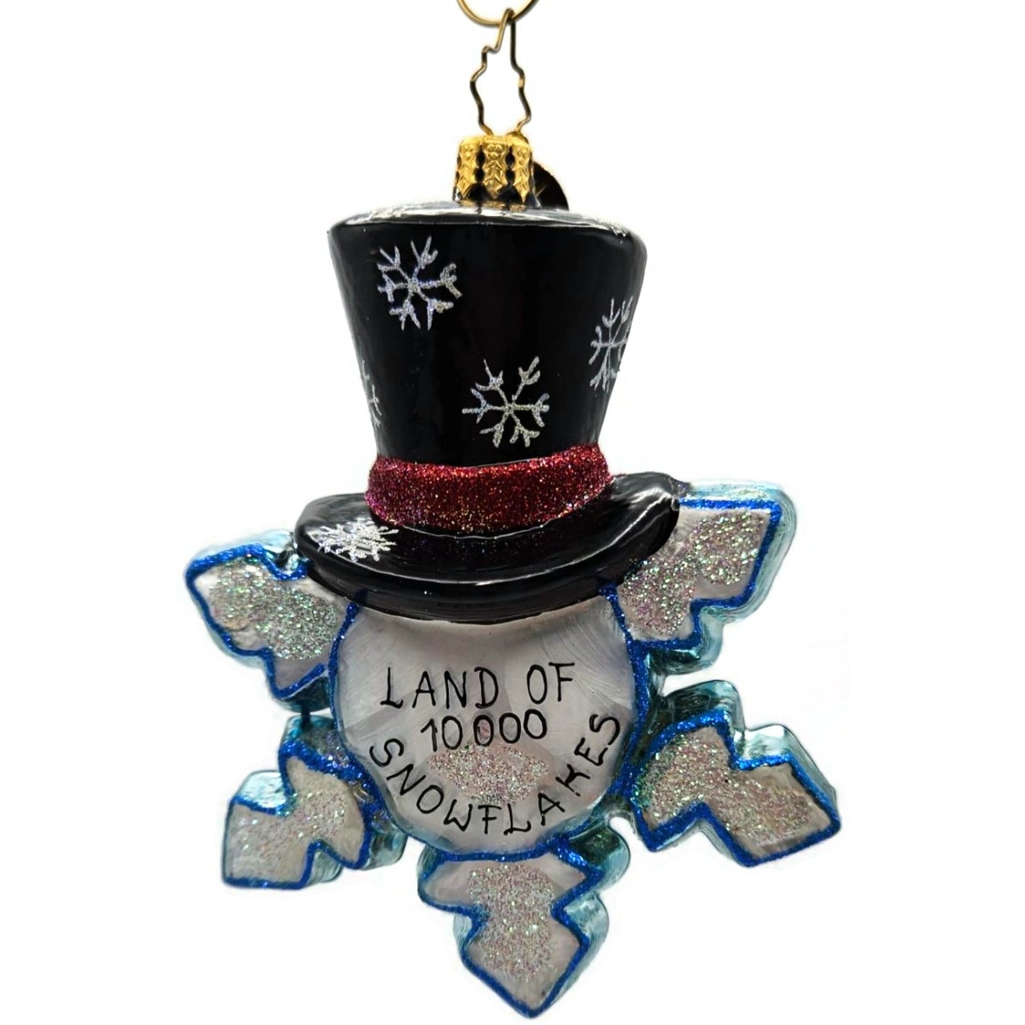 Christopher Radko Land Of 10,000 Snowflakes Minnesota Christmas Ornament 3011612