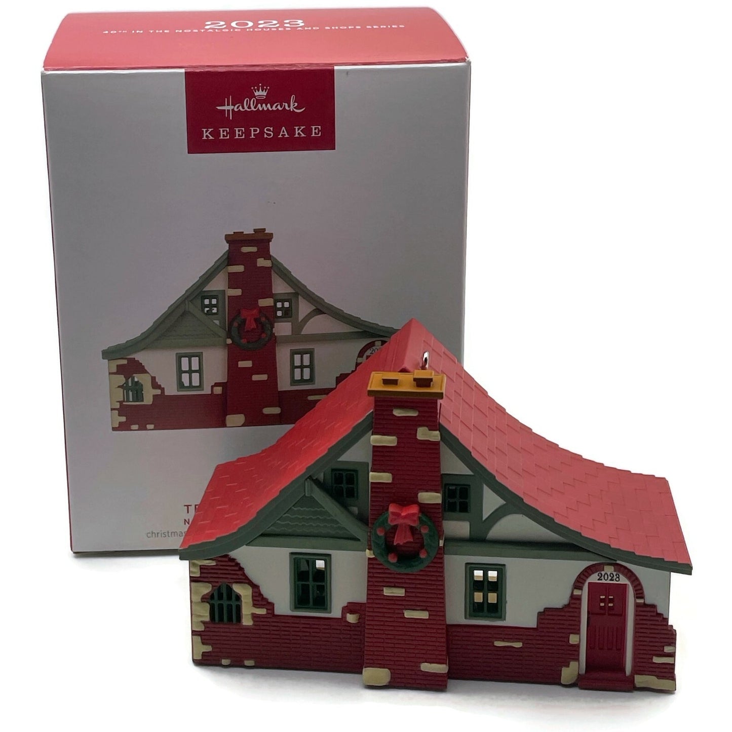 Hallmark Traditional Tudor 2023 Tom Best Christmas Tree Keepsake Ornament