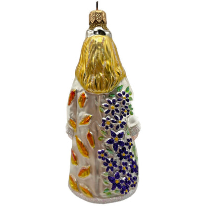 Patricia Breen Vivaldis Girl Pearl Four Seasons Floral Christmas Tree Ornament