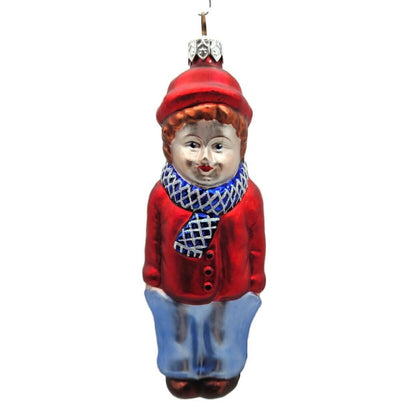 Patricia Breen Henry The Victorian Boy Auburn Hair Red Christmas Tree Ornament