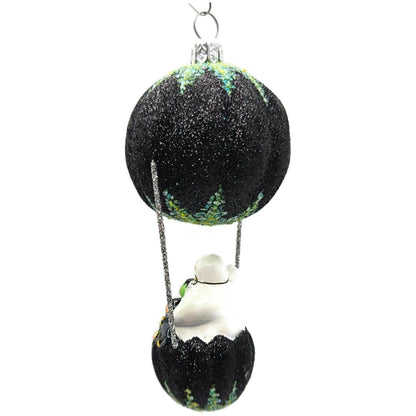 Patricia Breen Sweet Seekers Black Pumpkin Ghost Bat Halloween Tree Ornament