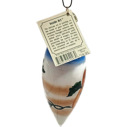 Inside Art Hand Painted Pumpkins Halloween Ornament Old World Christmas OWC