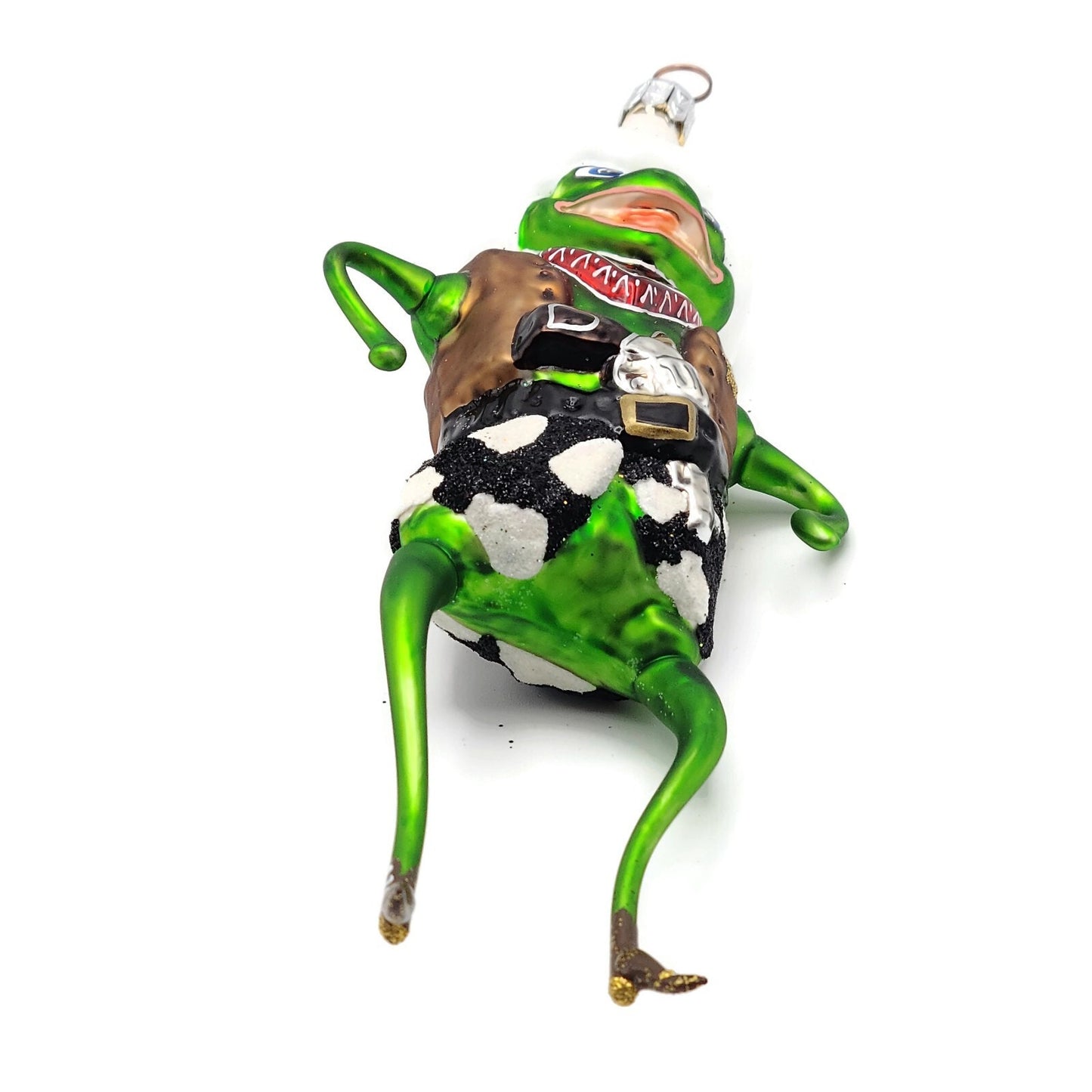 Slavic Treasures Rootin Tootin Toad Cowboy Frog Christmas Halloween Ornament