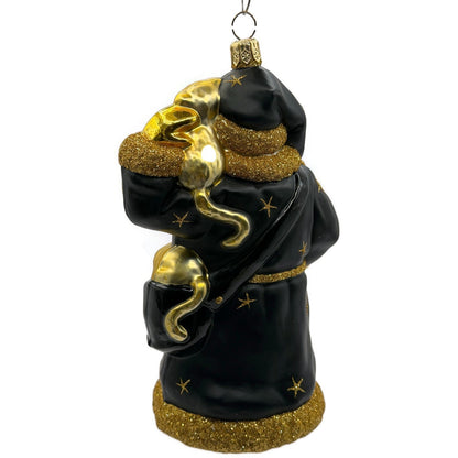 Patricia Breen Stanzi's Kittens Black Santa Cats Stars Christmas Ornament 2097