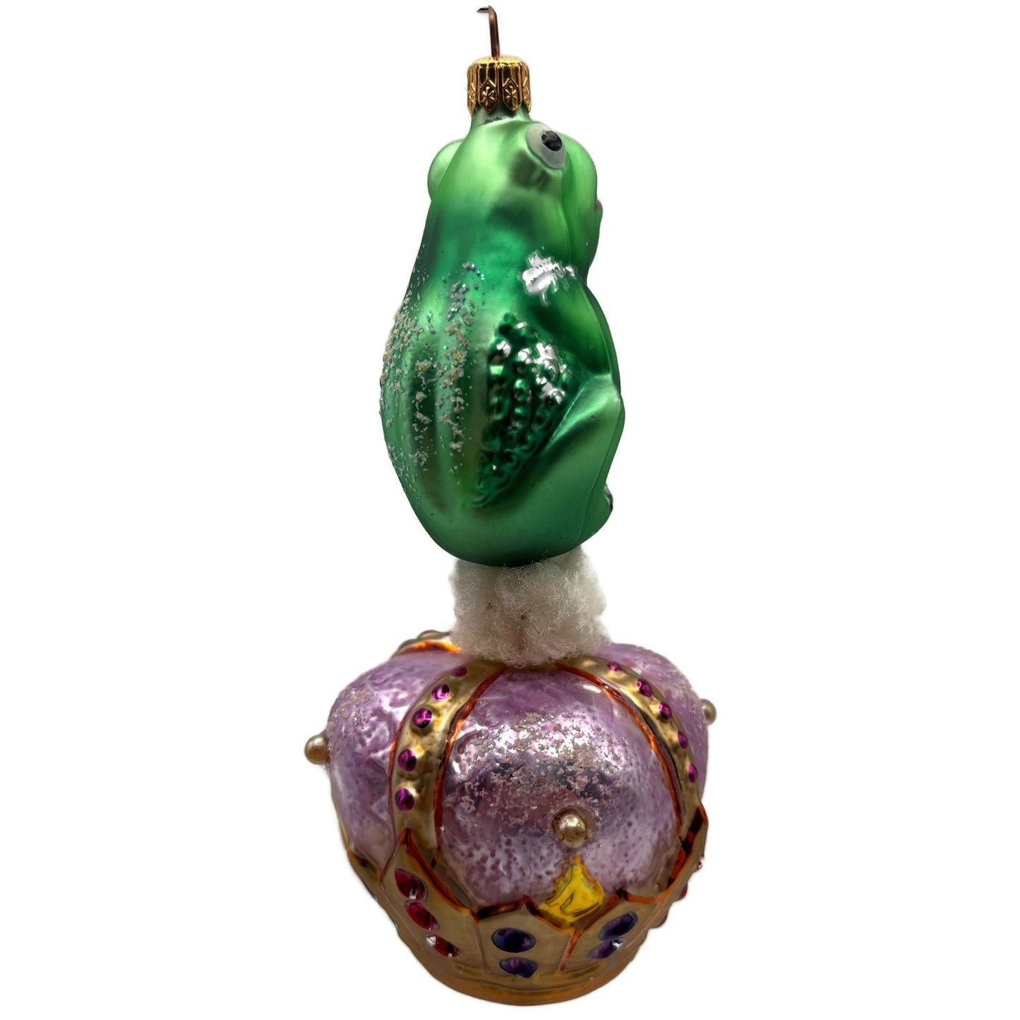Christopher Radko Just A Kiss Away Frog Prince Christmas Tree Ornament 95-228-0