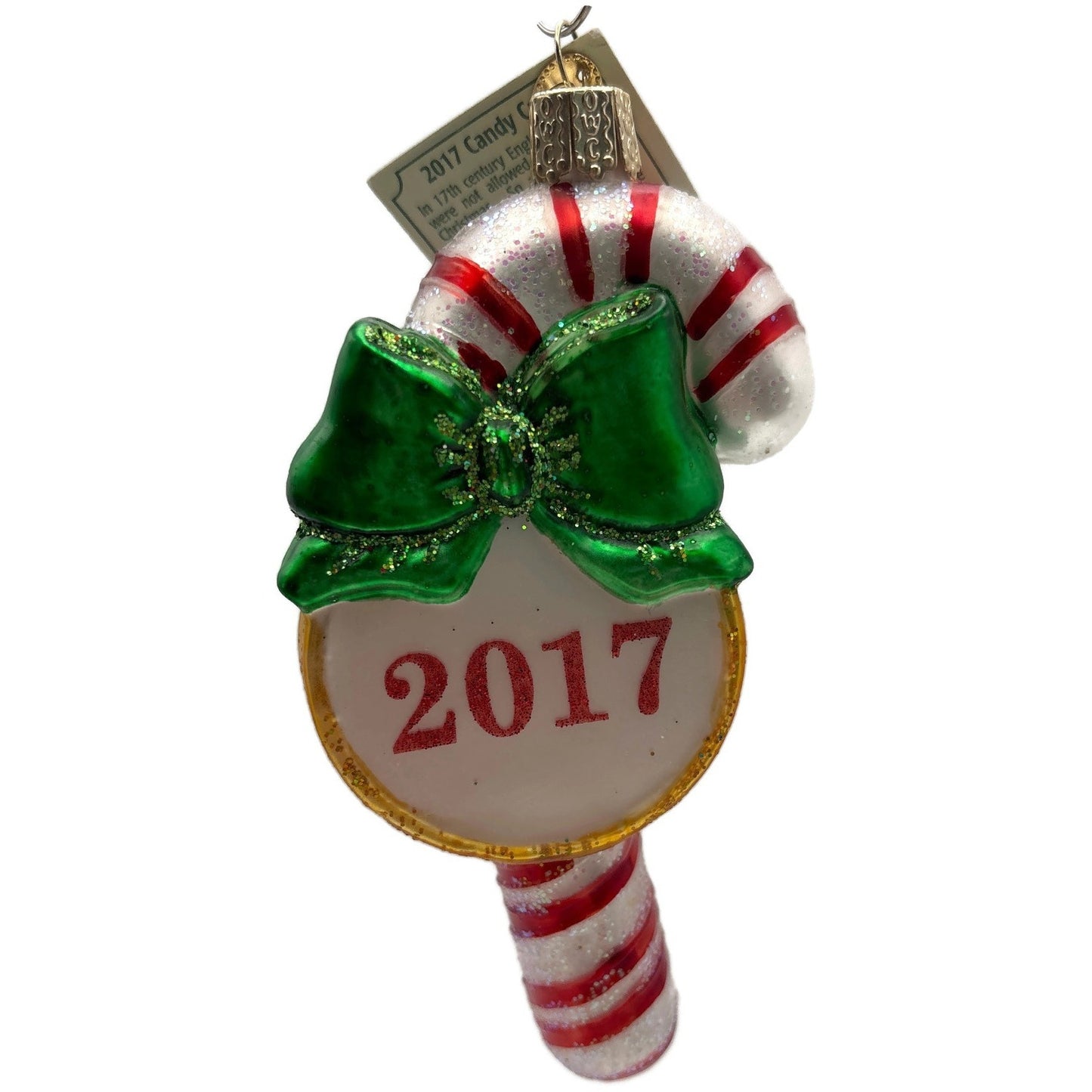 Old World Christmas 2017 Candy Cane Tradition To Cherish Christmas Tree Ornament