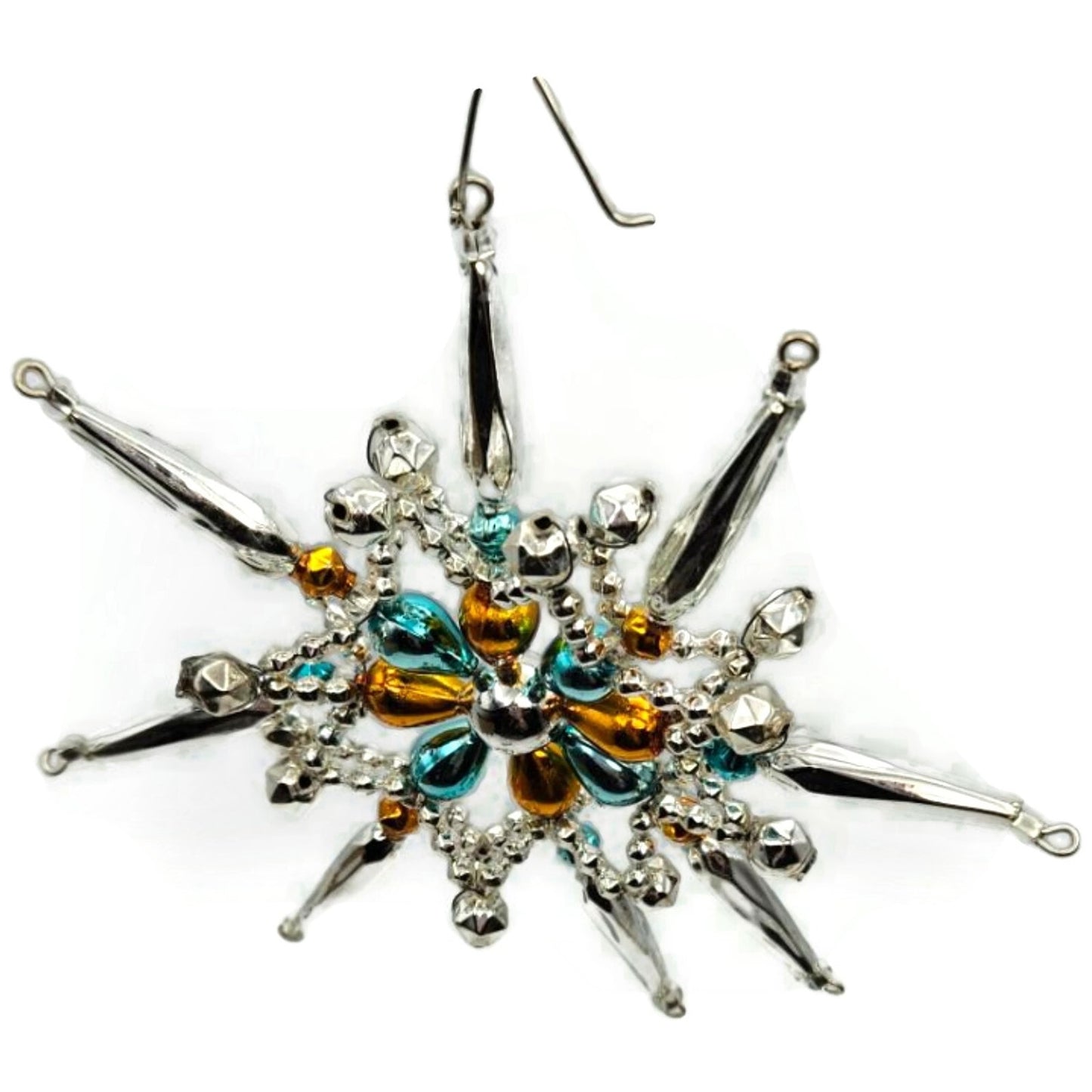 Heartfully Yours Radko Winkle Stars Beaded Christmas Tree Ornament 1075