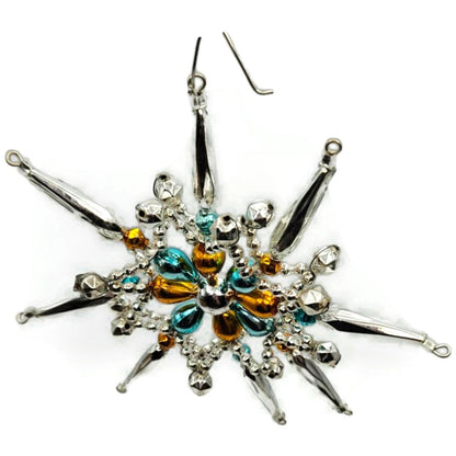 Heartfully Yours Radko Winkle Stars Beaded Christmas Tree Ornament 1075