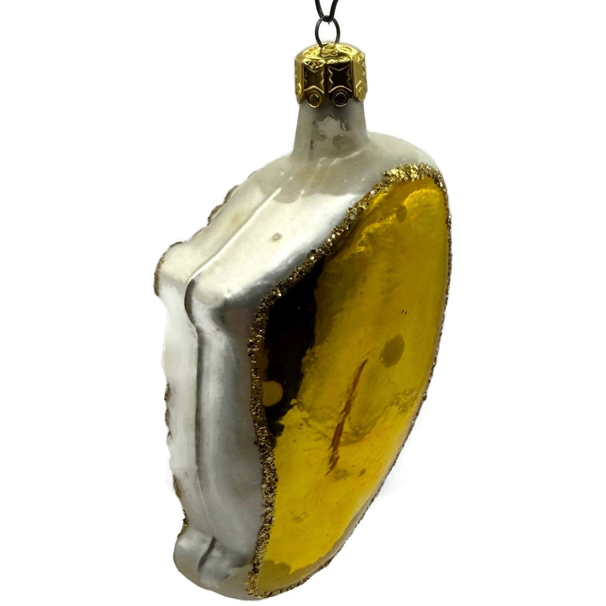 Christopher Radko Angel On Harp Gold Glass Christmas Tree Ornament 90-046-0