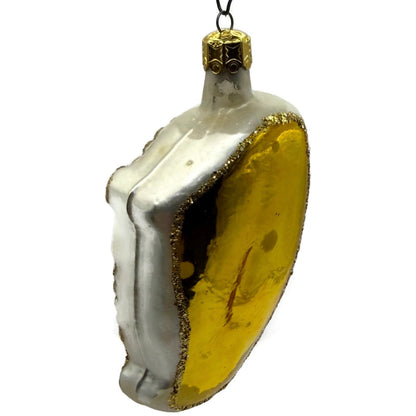 Christopher Radko Angel On Harp Gold Glass Christmas Tree Ornament 90-046-0