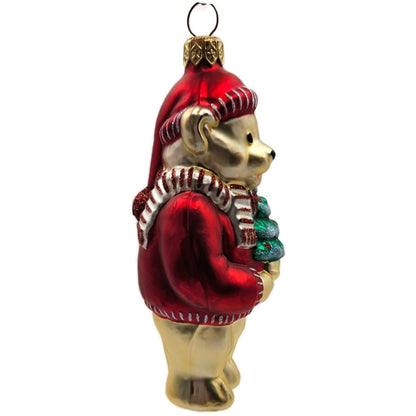 Patricia Breen Papa Bear Red Glittered Ornaments Christmas Tree Ornament