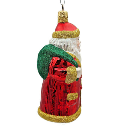 Patricia Breen Striped Santa Claus Red Red Stripes Christmas Tree Ornament