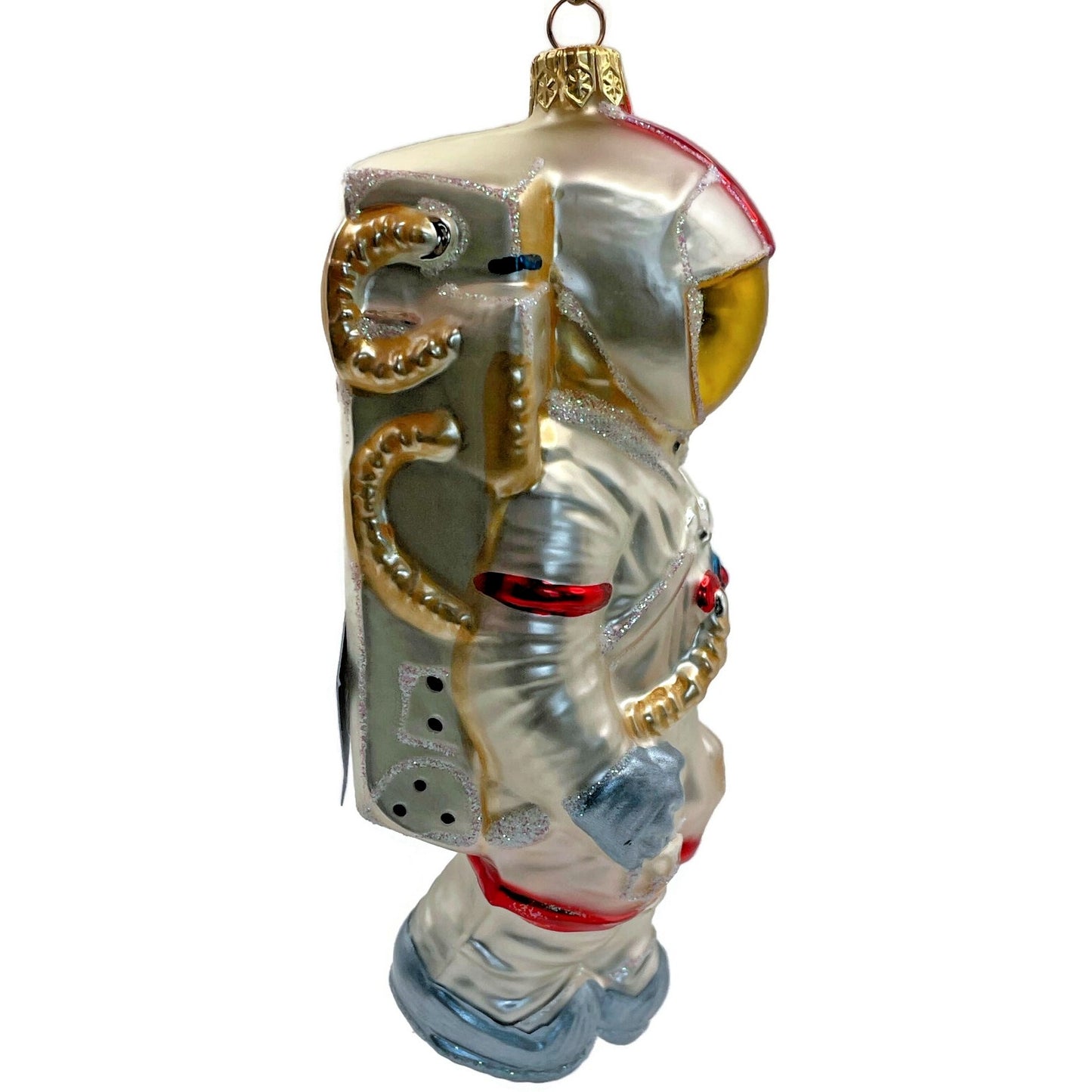 Astronaut Space Man Christmas Ornament Glass Polonaise Smithsonian Institute