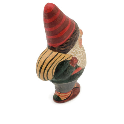 Vaillancourt Santas Little Helper Chalkware Folk Art Christmas Holiday Figurine