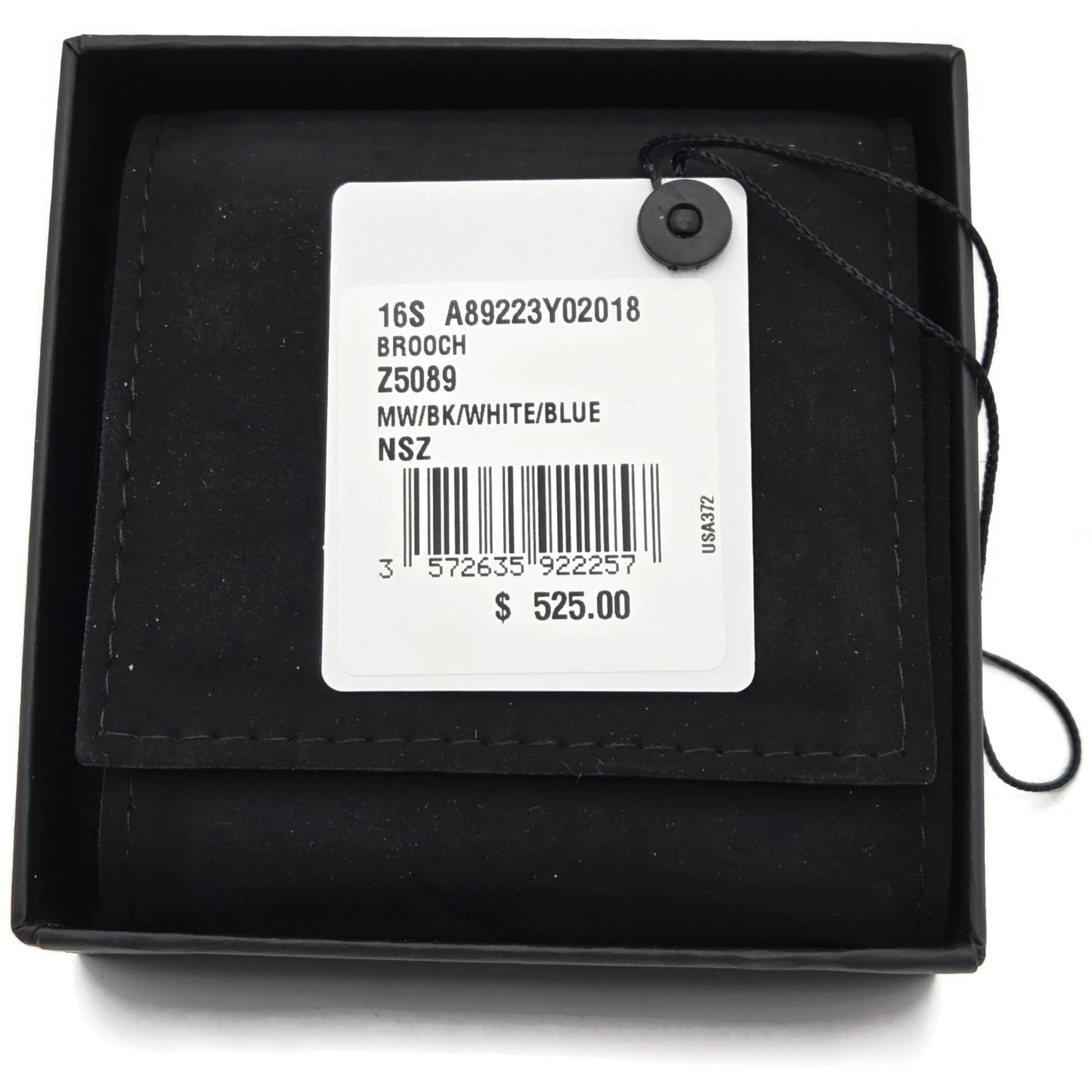 Chanel CC Logo Ski Brooch Black White Gold Snowflake Star Trees 2018 18B Rare