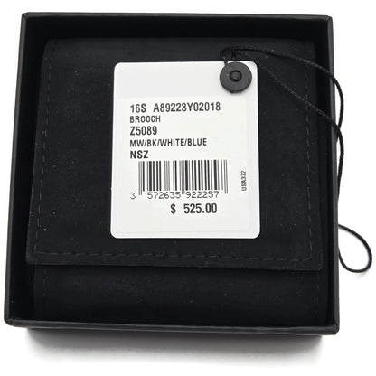 Chanel CC Logo Ski Brooch Black White Gold Snowflake Star Trees 2018 18B Rare