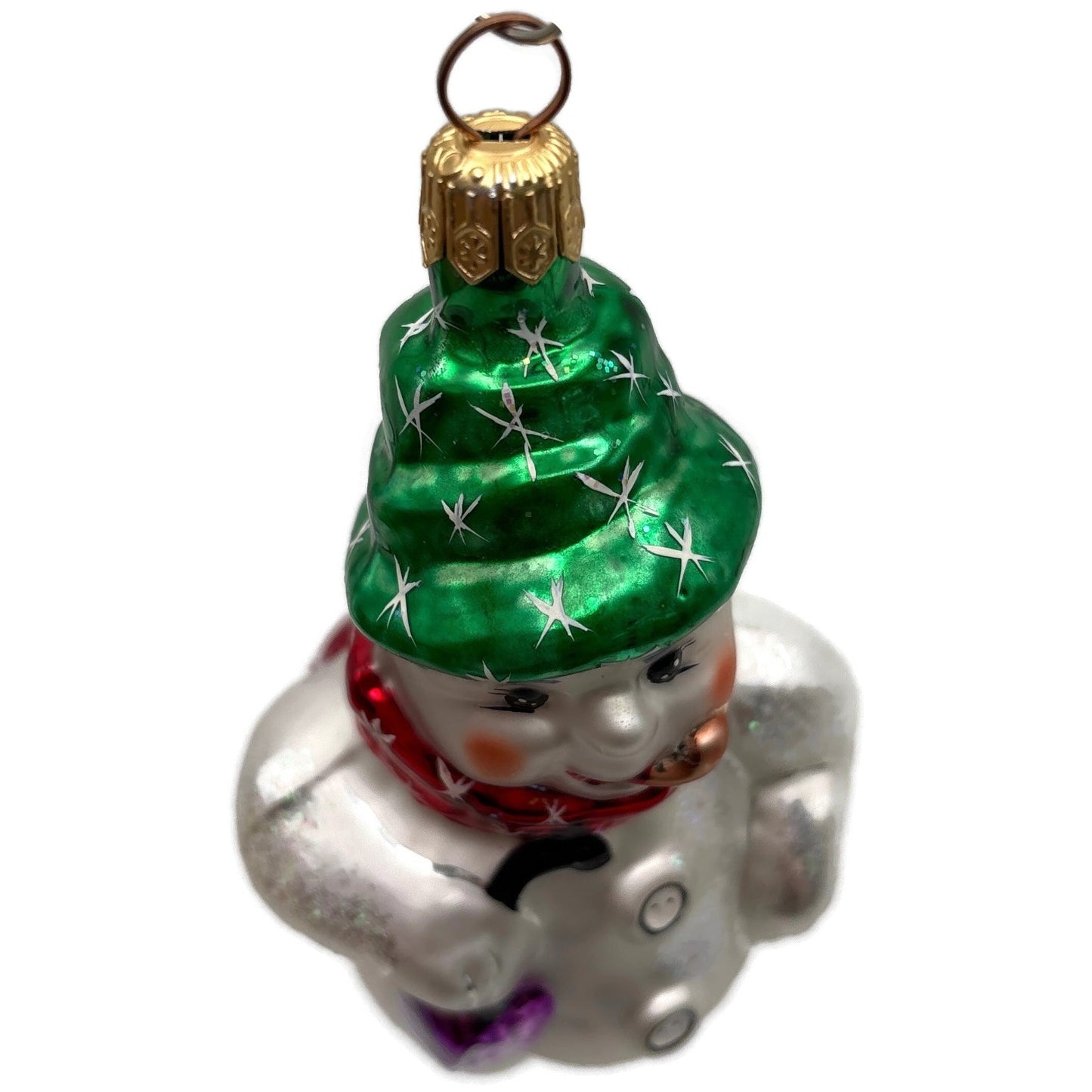 Christopher Radko Frosty Weather Snowman Christmas Tree Ornament 96-SP-14