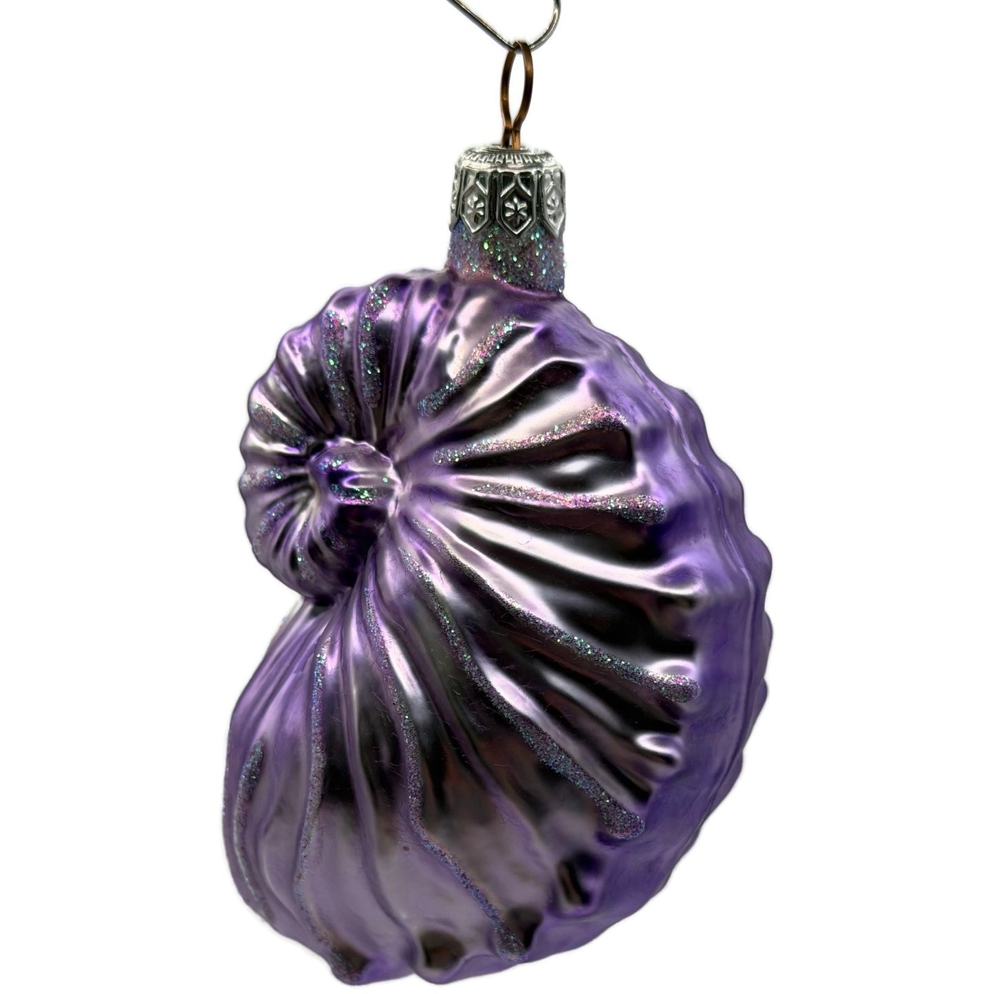 Patricia Breen A Walk on the Beach Lavender Shell Summer Nautical Ornament 9750