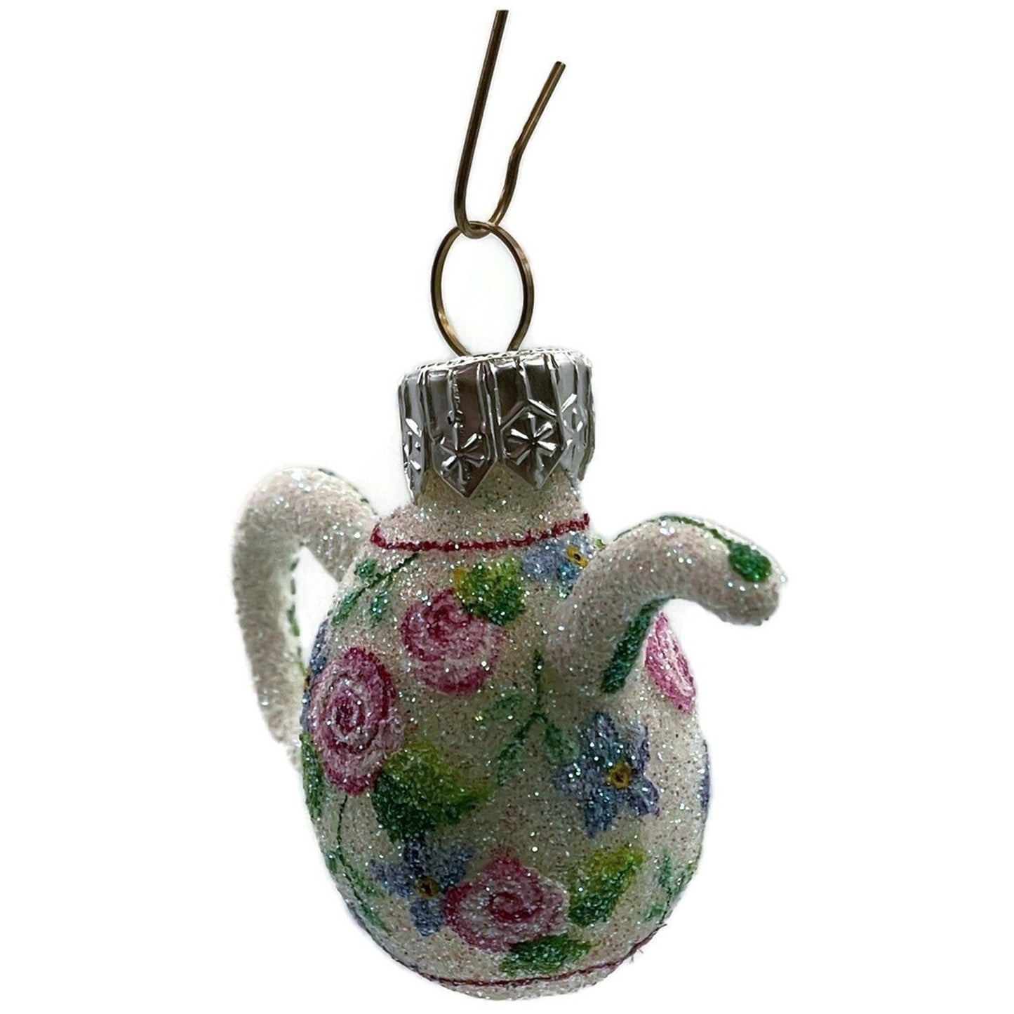 Patricia Breen Ornament Miniature Egg Surprise Teapot Easter Spring Christmas