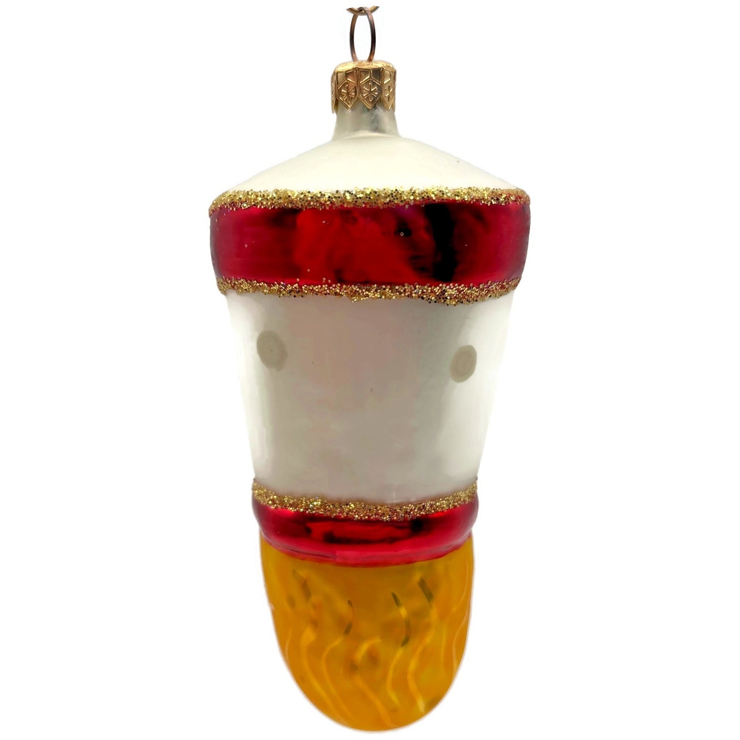 Christopher Radko Drum Major Bloomies Glass Christmas Tree Ornament 95-066-B