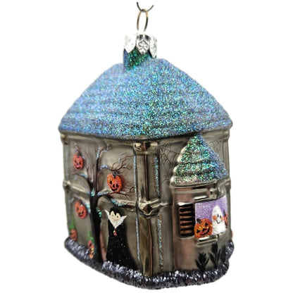 Patricia Breen Halloween Boo Manor Pumpkins Silver Ghosts Christmas Ornament