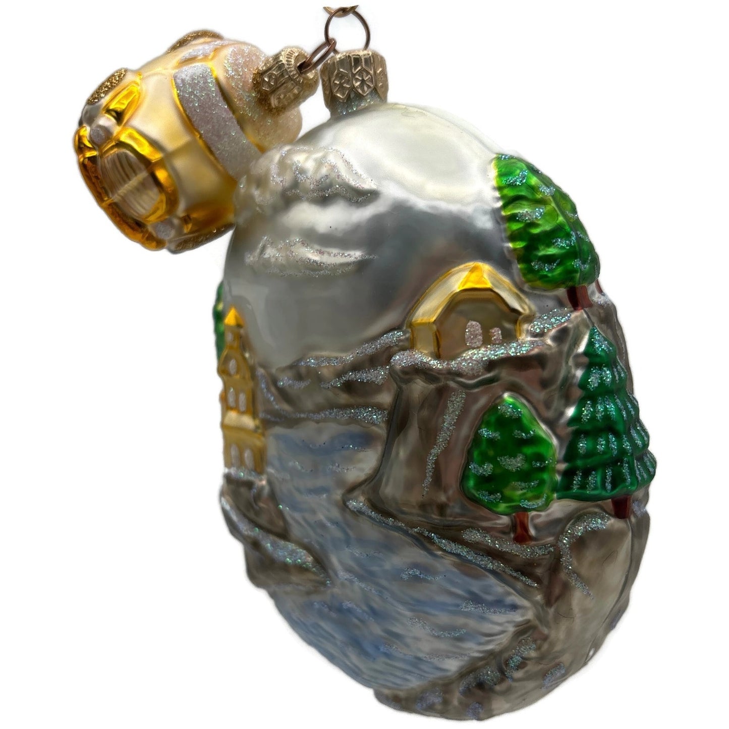 Patricia Breen Saint Christopher Gold Car Christian Religious Christmas Ornament