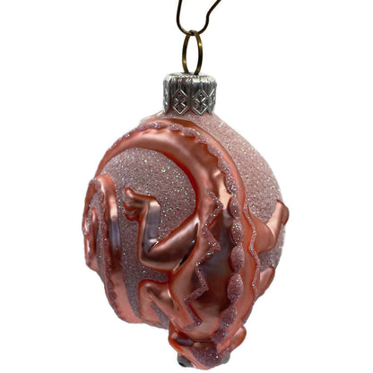 Patricia Breen Ornament Once Again for James Pink Chameleon Christmas Decoration