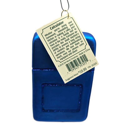 Old World Christmas Calculator Blown Glass Christmas Holiday Tree Ornament OWC