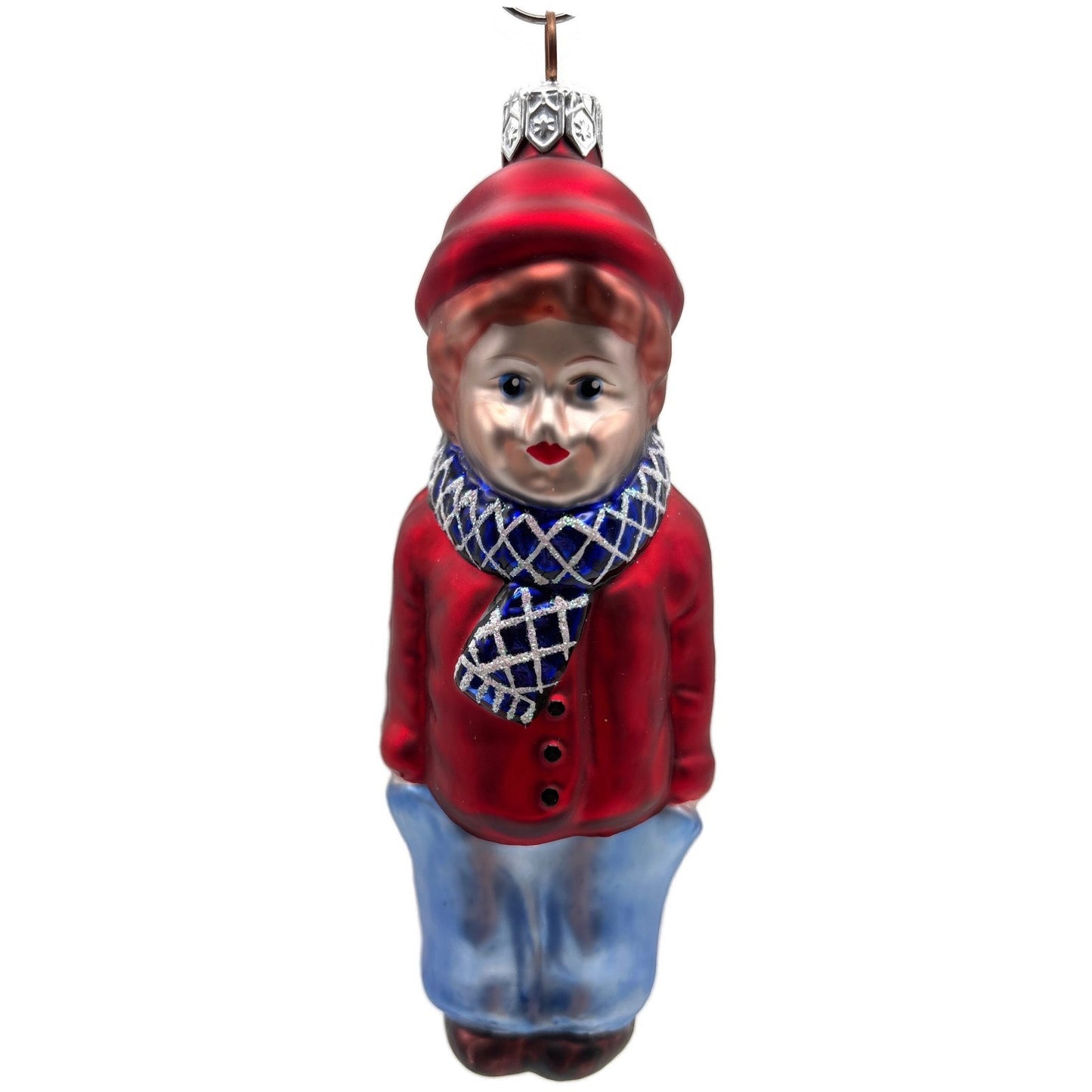 Patricia Breen Henry The Victorian Boy Auburn Hair Red Cuffs Christmas Ornament