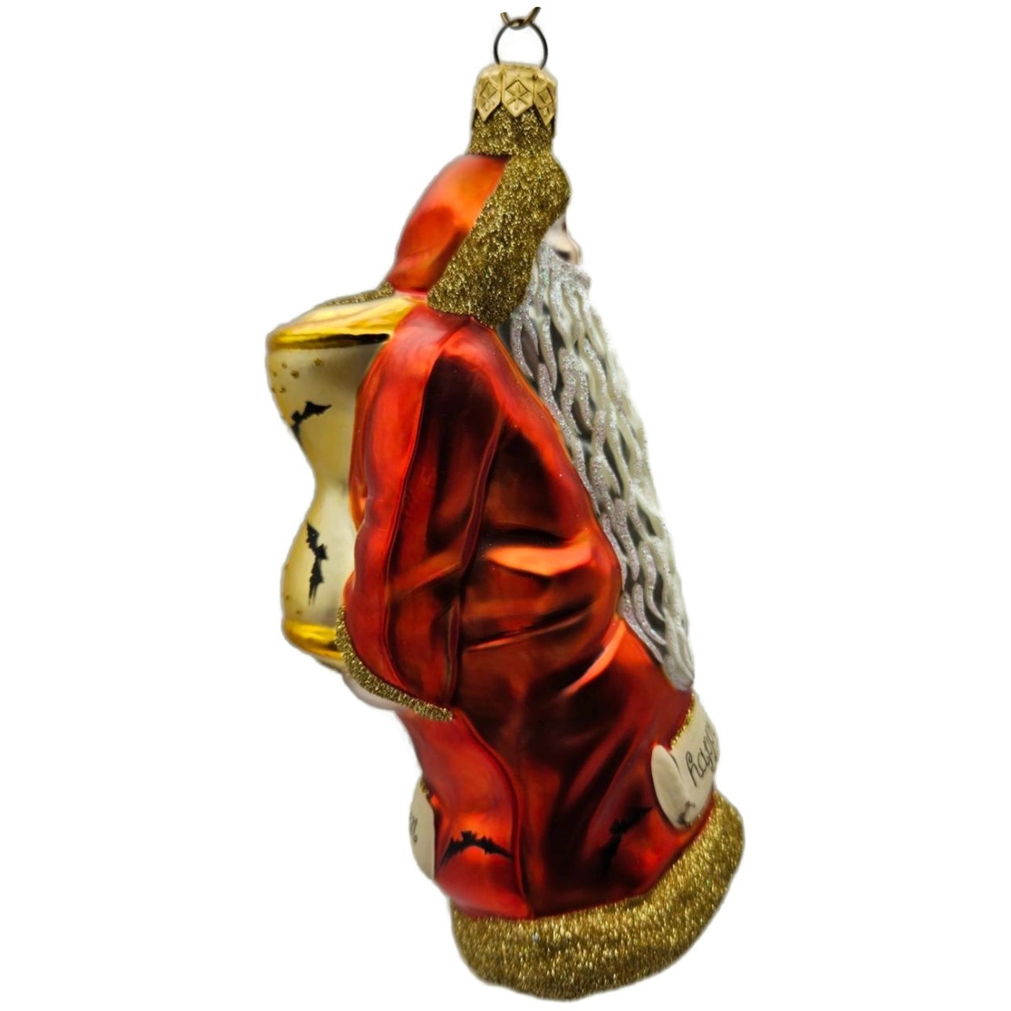 Patricia Breen Out With The Old Santa Claus Orange Pumpkin Halloween Ornament CO