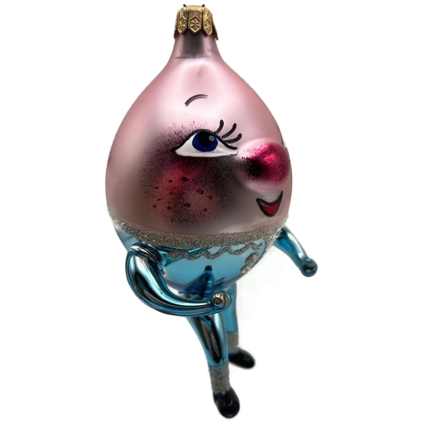 Christopher Radko Humpty Dumpty Italian Glass Signed Christmas Tree Ornament