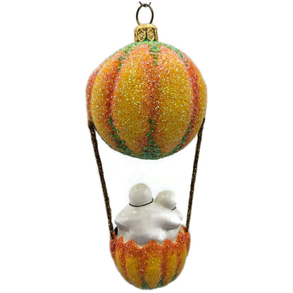 Patricia Breen Sweet Seekers Orange Pumpkin Travel Halloween Tree Ornament
