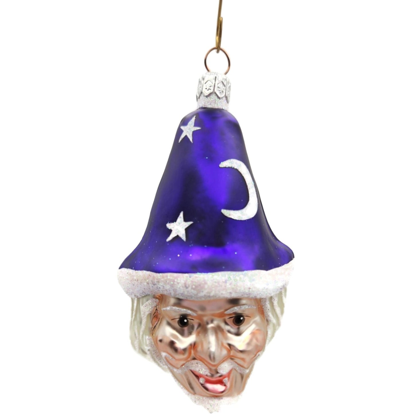 Patricia Breen Witch Hazel Wizard Purple Moon Halloween Christmas Ornament CO