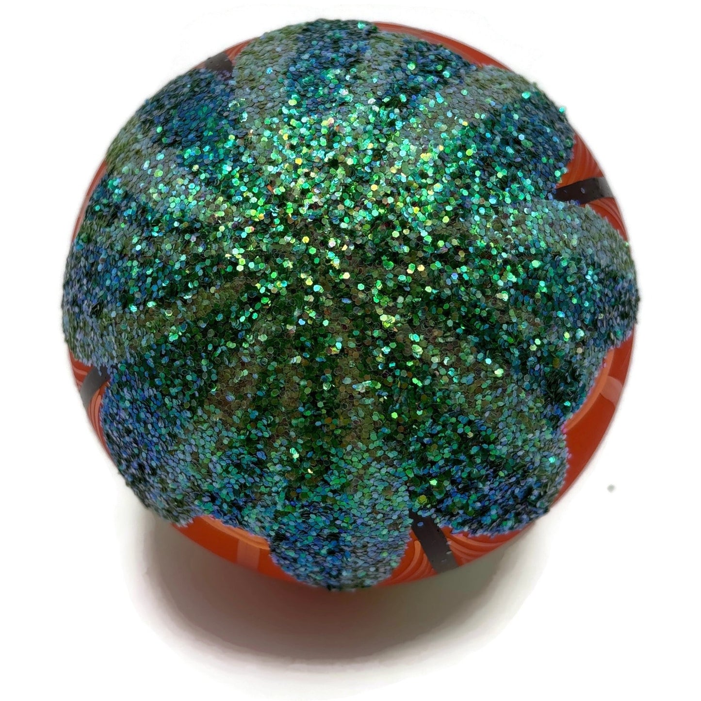 Sunflower Fall Hand Painted Glitter Glass Spring Christmas Ornament