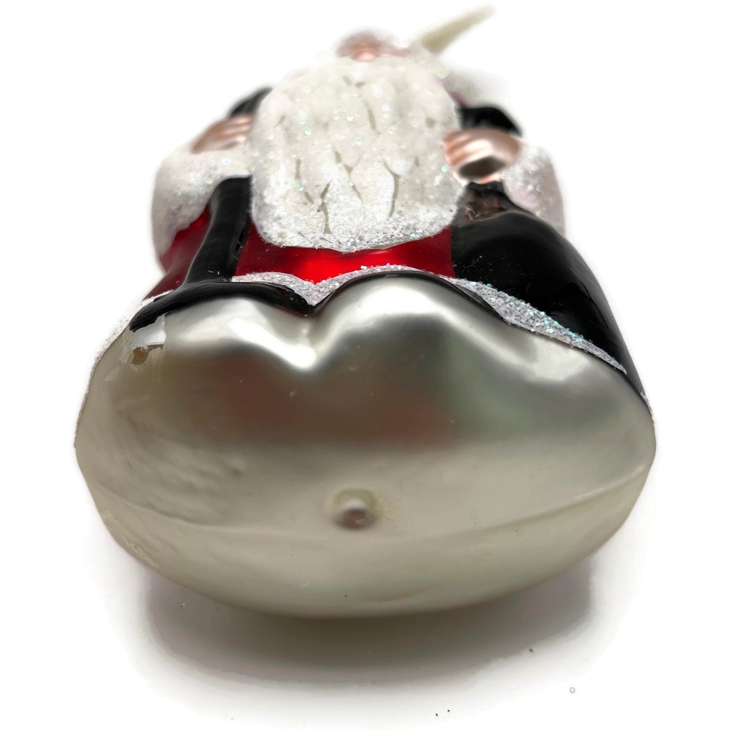 Patricia Breen Woodland Santa Claus Cherry Red Christmas Tree Ornament