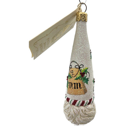 Patricia Breen Winter Sage NM Shopping Bags Santa Holly Christmas Tree Ornament