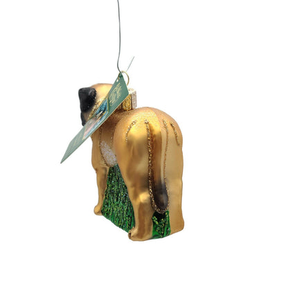 Old World Christmas English Mastiff Dog Christmas Holiday Tree Ornament