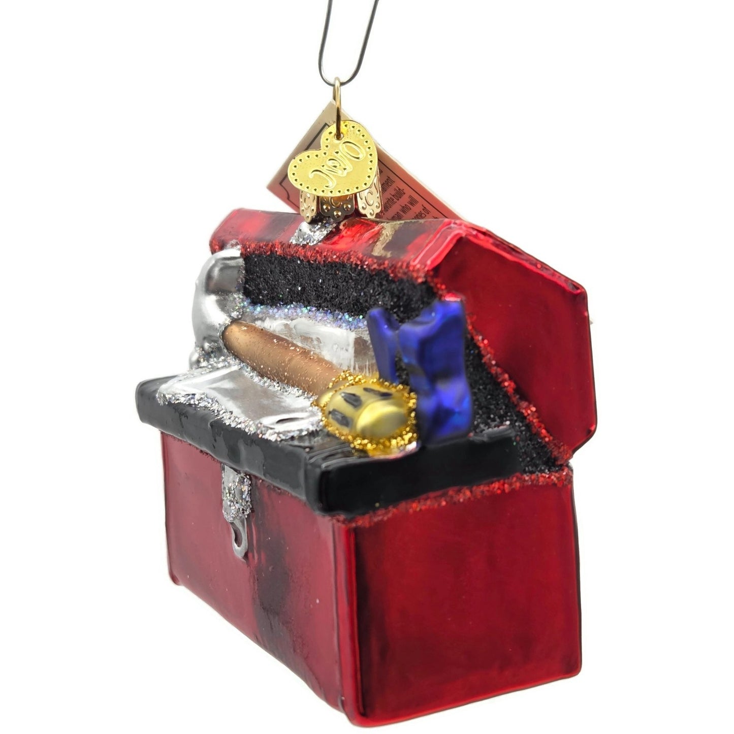 OWC Tool Box Hammer Red Christmas Tree Ornament Old World Christmas