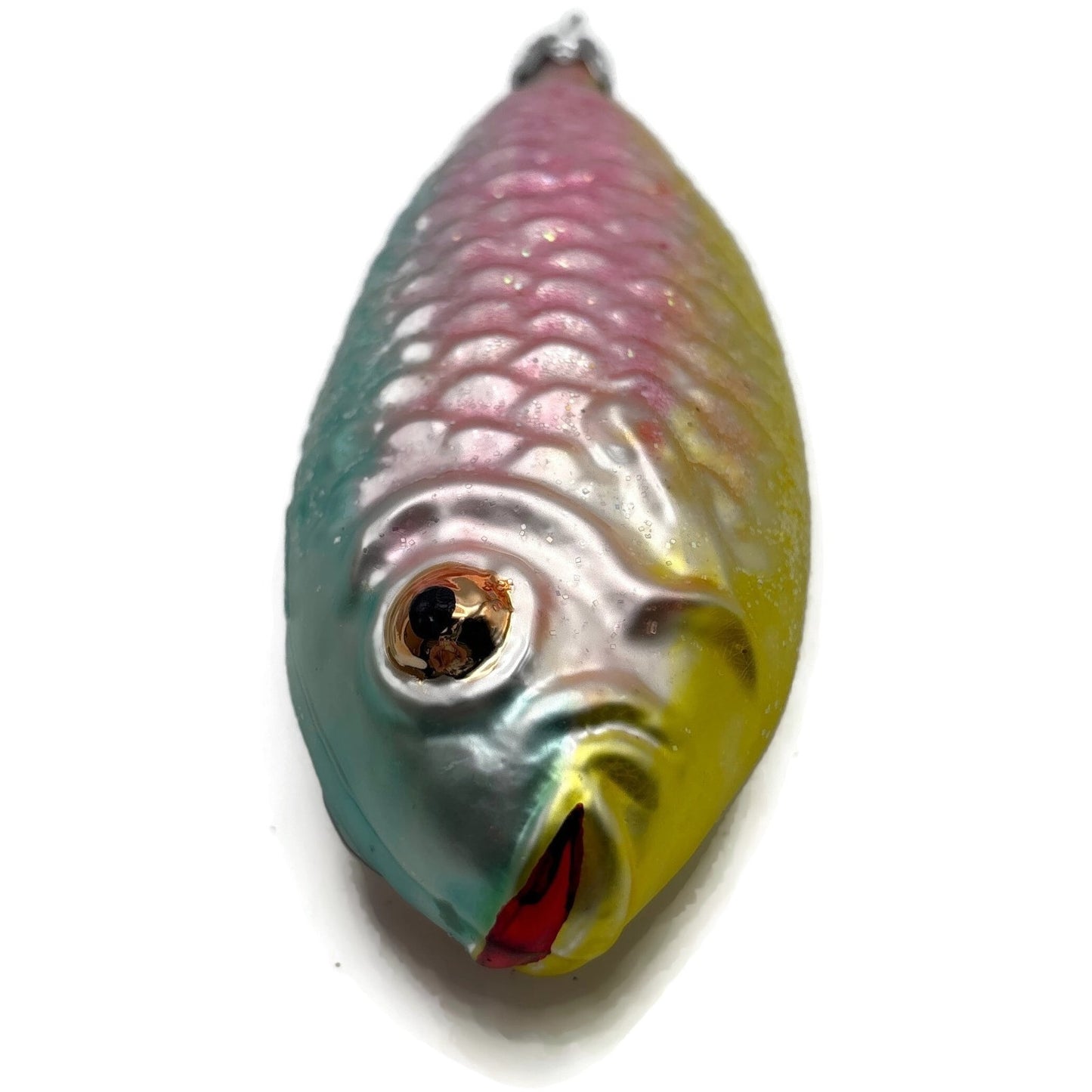 Christopher Radko Rainbow Trout Fish Glass Christmas Tree Ornament 91-017-0