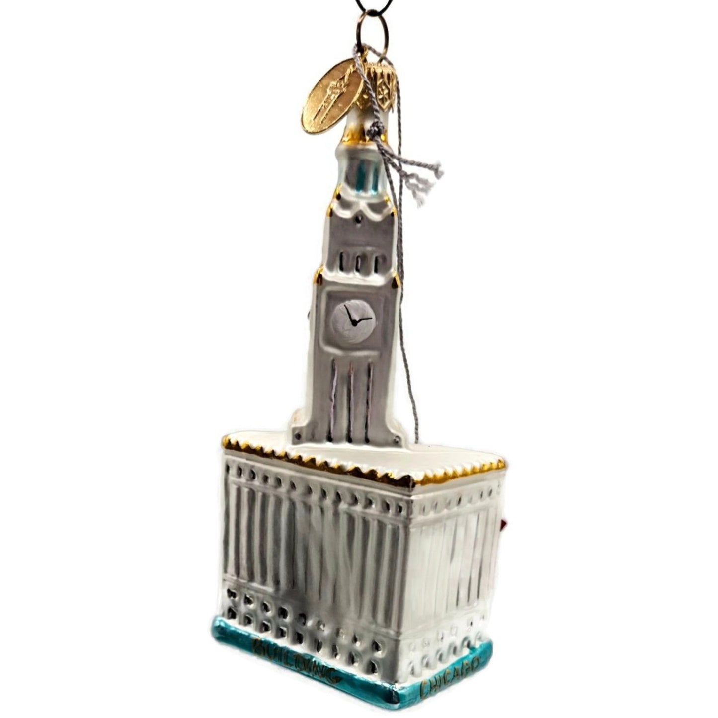 The Wrigley Building Chicago Magnifice Mile Christmas Ornament Landmark Creation