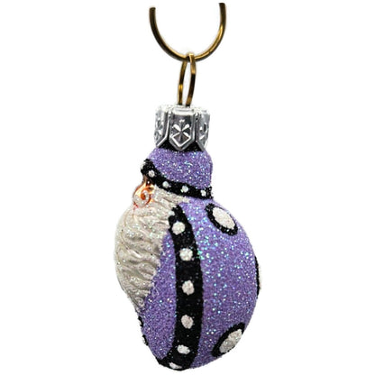 Patricia Breen Ladybug Noel Lavender Glittered Spring Christmas Ornament CATZ