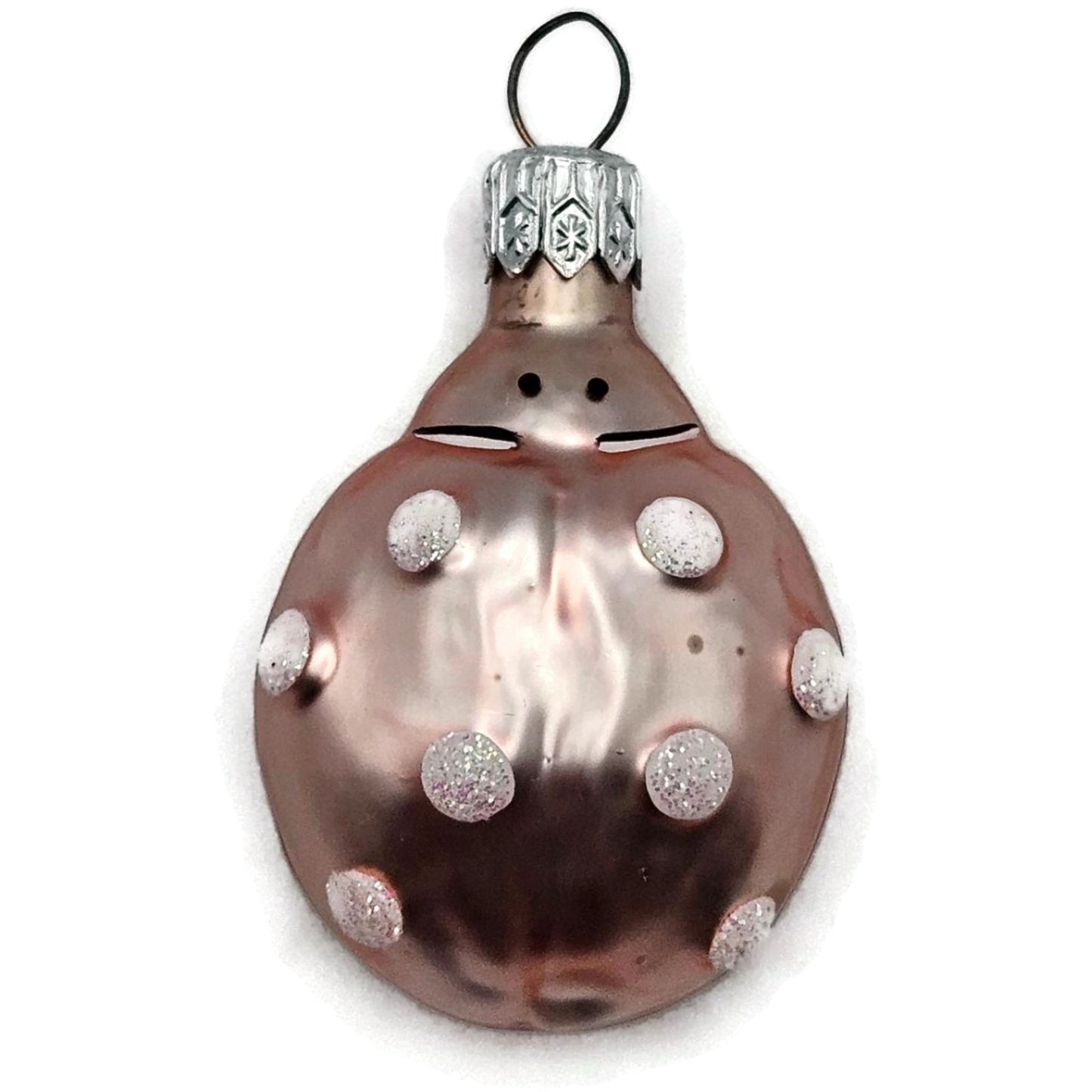 Patricia Breen Ladybug Pink White Polka Dots Bug Spring Christmas Tree Ornament